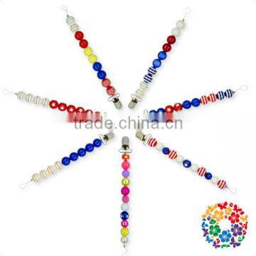 2017 New Designs Toddlers Teething Silicone Pacifier Chain Clip Baby Pacifier Clip Holder photo-6