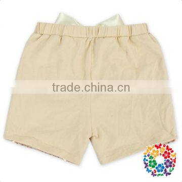Wholesale Baby Summer Shorts Champagne Cotton Sequin Baby Girls Shorts With Bow photo-2