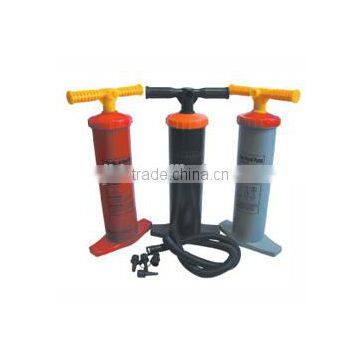 Outdoor Bicycle Double Action Hand Air Pump Inflate and Deflate With 4 Nozzles photo-3
