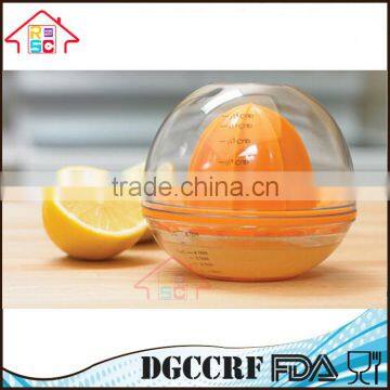 NBRSC Progressive Dome Lid Manual Citrus Juicer Lemon Juice Extractor Hand Plastic Lemon Squeezer photo-2