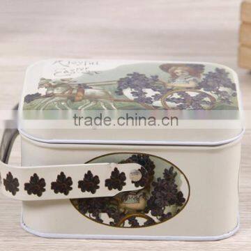 Canisters Wholesale Washing Products Tin Cans Handle Tin Box photo-5