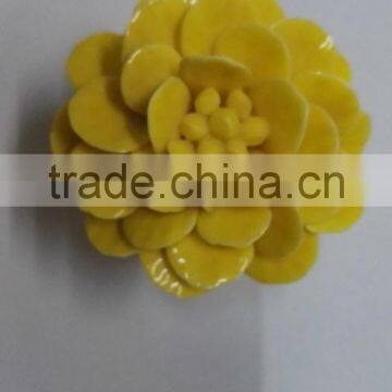 Ceramic Flower Porcelain Flower Napkin Rings for Tableware photo-3