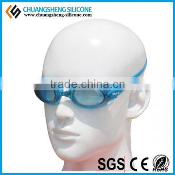 New design swim safety silicone goggles for man woman sport accessories