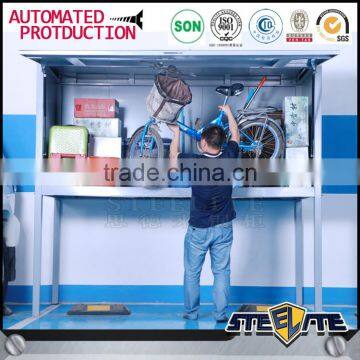 Steel Garage Tool Storage Over Car Bonnet Parking Place Bicycle Locker Cabinet