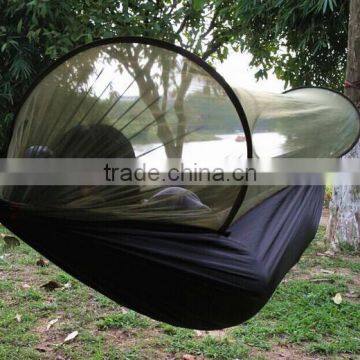 Amazon Wholesale Outdoor Parachute Nylon Mosquito Net Hammock- Portable Camping Hammock