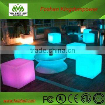 outdoor led illuminated garden table