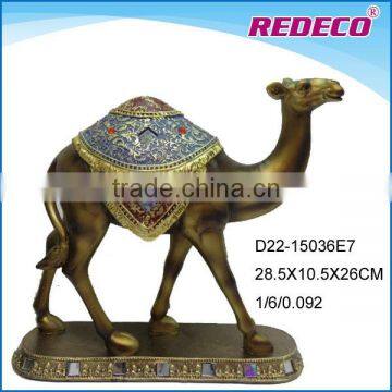 Wholesale decorative resin camel statue for indoor