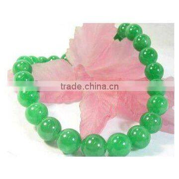 16mm round green malaysia jade necklace