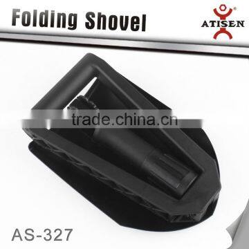 Portable Three Section Foldable Shovel Rubber Handle photo-2