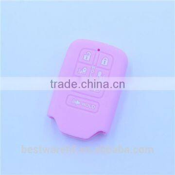 6 Button Fob Silicone Rubber Car Key Covers for Honda photo-5