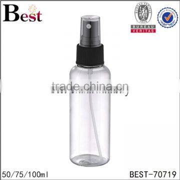 2017 New Productts 50ml 75ml 100ml Plastic Spray Bottle Clear Plastic Spary Bottle Cosmetic 100ml Plastic Spray Bottle photo-2