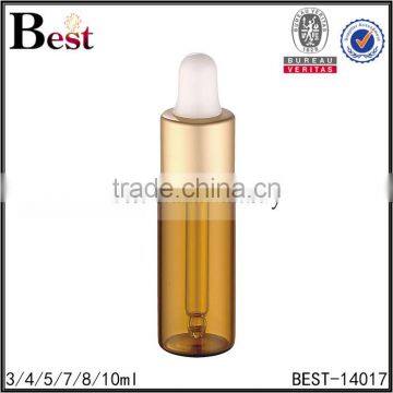3 / 4 / 5 / 7 / 8 / 10ml Cosmetic Matt Golden Dropper Bottle Perfume Glass Amber Fragrance Perfume Glass Bottle Factory photo-4