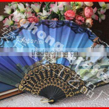 2014 Cheap spanish fabric folding fan