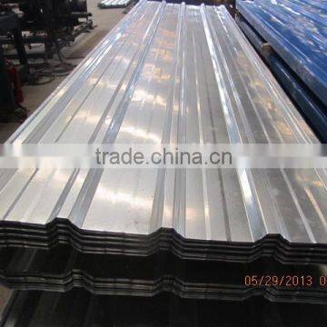 Zinc coated corrugated steel roofing sheet