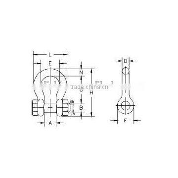 ATLI G2130 Shackle Lifting Bolt Anchor Shackle photo-2