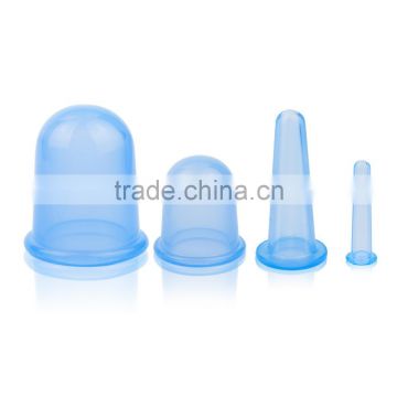 2016 Silicone Cupping Cups Quality Silicone Cupping Tools Wholesale Price Cupping Set 4