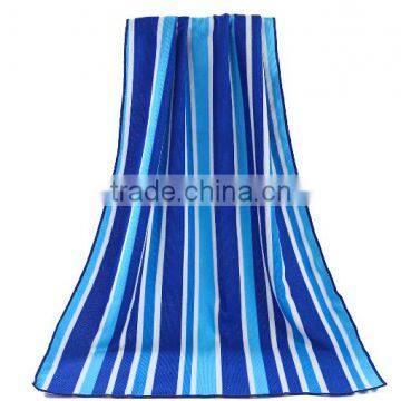 70*140cm stripe microfiber towel beach