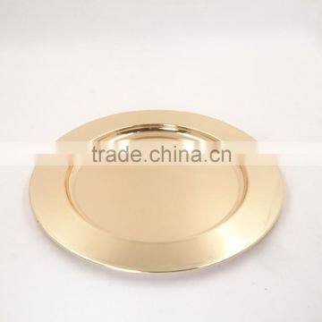Wholesale Flat Bottom Elegant Seafood Tray/stainless Steel Salad Plate Set photo-5