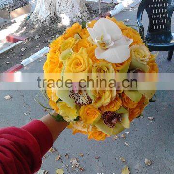 New Sale different shape Fresh mini colorful rose flower ball with 30cm 40cm