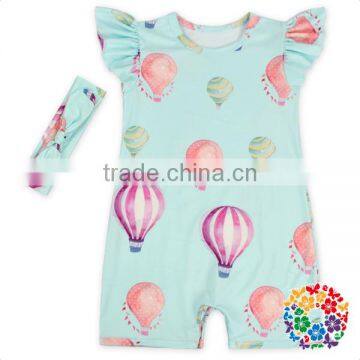 Summer Soft Baby Cotton Clothes Sets Wholesale Flutter Sleeve Newborn Baby Clothes Baby Romper