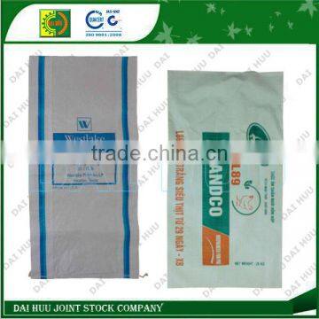 PP woven bag using for packaging rice, bean, wheat, corn