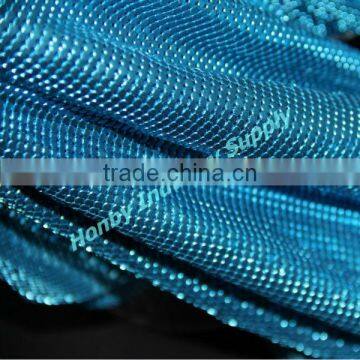 3mm Sequin Glow Mesh Metallic Fabric