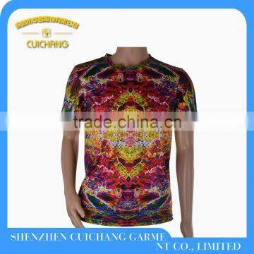 100% polyester Custom design sublimation t shirt