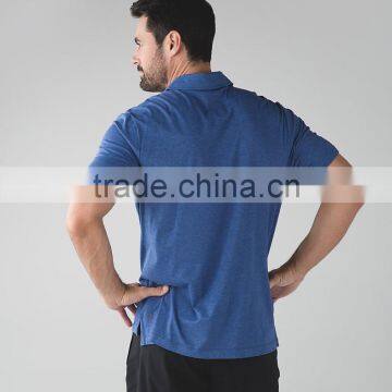 Light Pima Cotton Fabric Bacterial Strain Quick Dry Golf T-shirt Mens Polo t Shirt photo-6