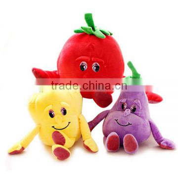 Cute design soft stuffed broccoli plush toy