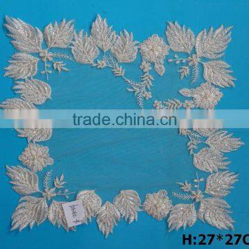 Cheap Wedding Embroidered Table Overlays Beaded Table Cloth