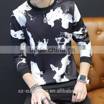 M319 Latest Wholesale Custom Boy Flower Sweater Design For Mens