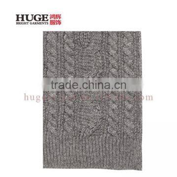 China Manufacturer Soft Touching 100% ACRYLIC Men Knit Scarf photo-2