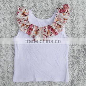 Wholesale Cheap Ruffle Shirts Toddler Baby Tank Top photo-6