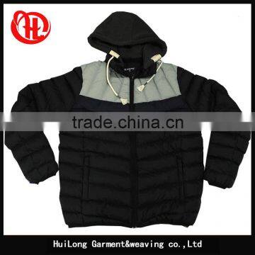 wholesale factory man coats fleece hood jacket bubble men casual fur jackets