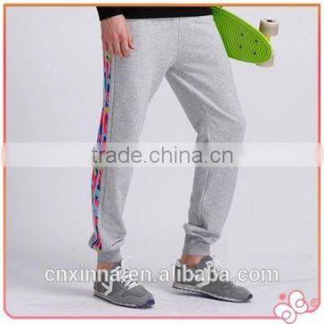 2016 hot sale fleece wholesale men custom jogger sweatpants