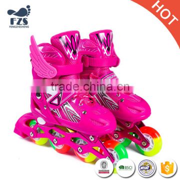 quad 4 wheels roller skate inline rollable shoes for kids