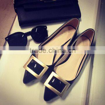 HFR-YS09 Shallow Mouth Flat Shoes Fashion Women's European Leg Casual Shoes photo-3