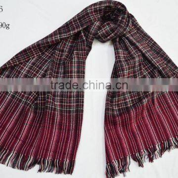 2017 Winter the Large High Quality Lady Soft 100%viscose Plaid Shawl photo-2