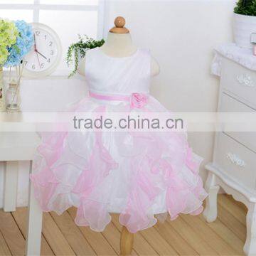 MGOO Top Sale Little Girl Party Dresses 12 Years Old Girl Princess Dress Flowers Dress 111-2 photo-2