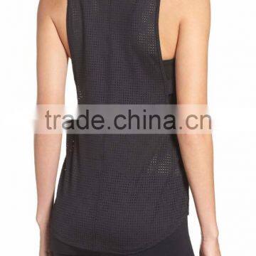 MGOO New Arrival Mesh Tank Tops For Women Wholesale New Design Fashion Sexy Tank Top Gym Wear photo-2