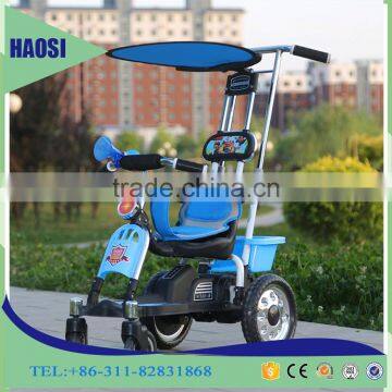 2016 Hot Sale Cheap Price and High Quality Outdoor Pram Bicycle 2 in 1 Baby Umbrella Tricycle photo-3
