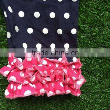 Baby Girls Summer Design Girls Boutique Clothing Hot Pink Anchor Outfits Sleeveless Capri Sets With Accessories photo-5