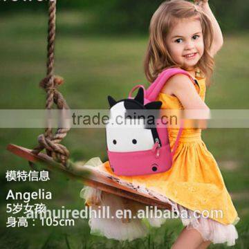 R1912H Children School Bags Waterproof 3D Cow Cartoon Animal Backpack Girls Kids Backpacks Kindergarten School Bag photo-5