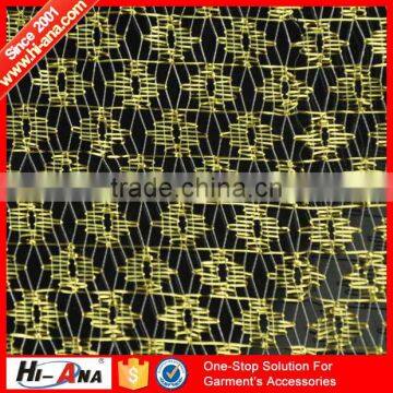 hi-ana fabric Direct factory prices multi color sequin mesh fabric