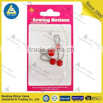 Silver Color Spring Type High Tension Metal Button Collar Extenders in Different Colors Crystal Mounted for Easy Fixing photo-3