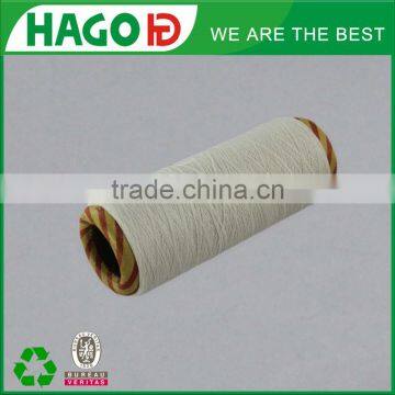 HAGO 10s/1 White Recycled Cotton Yarn for Knitted Yarn Socks Yarn on Cones