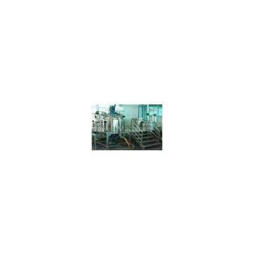 500L Skin Care Cream Vacuum Emulsifying Machine With 3-phase, vacuum pump