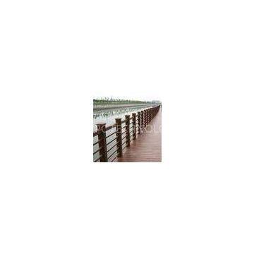 Brown WPC Decking Flooring and Wood Plastic Composite Outdoor Fence