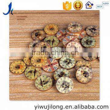 Wooden cartoon button clasp buckle baby sweater wholesale wood children
