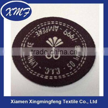 shoes woven Label plain clothing labels